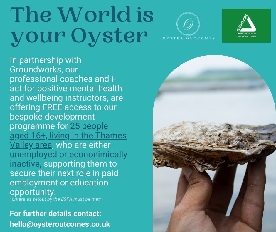 THE WORLD IS YOUR OYSTER – FREE RETURN TO WORK COACHING